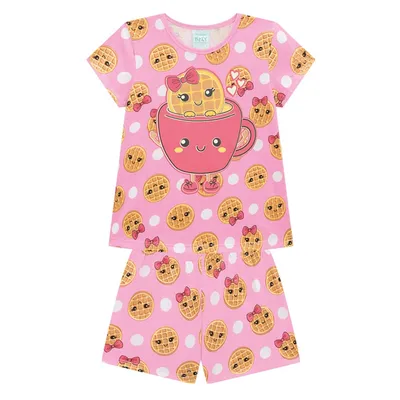 Pijama Curto Infantil Kyly Estampado
